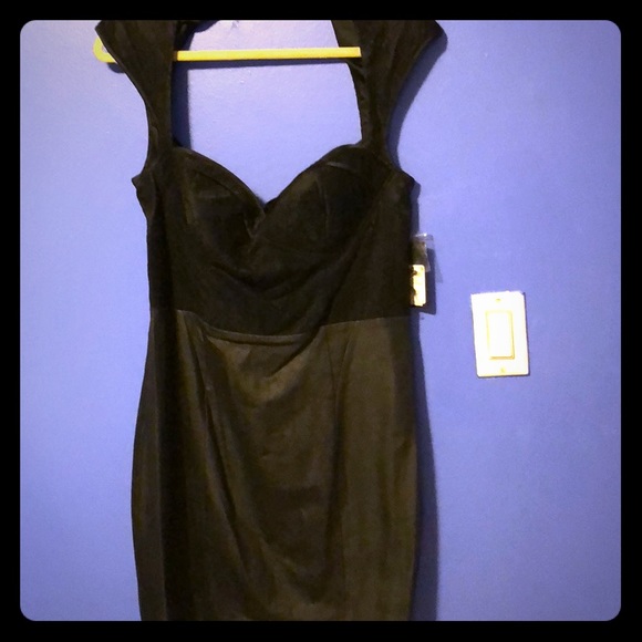 Black knot clotilde guess dress